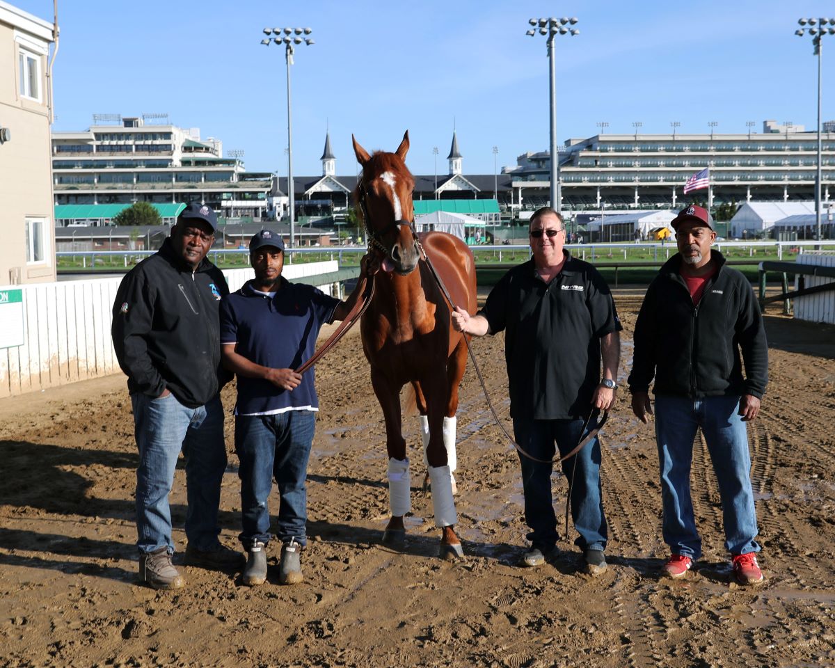 Rich Strike post-Derby