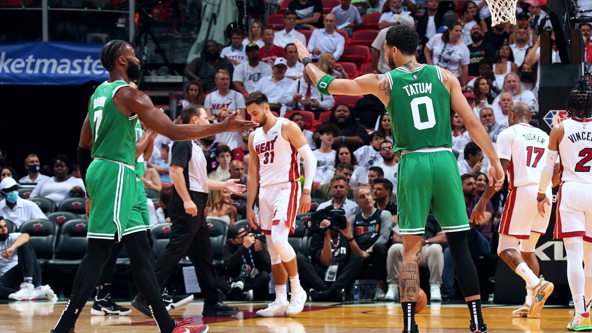 Miami Heat Boston Celtics Game 2 Jaylen Brown Jayson Tatum