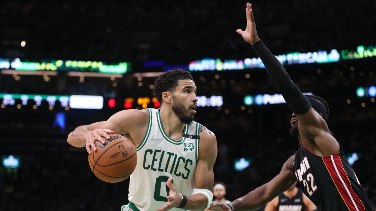 Jayson Tatum Boston Celtics Miami Heat Game 4