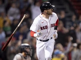 Trevor Story hit three home runs on Thursday night, producing his first great game for the Boston Red Sox. (Image: Maddie Malhotra/Boston Red Sox/Getty)