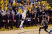 Steph Curry scoring a three point basket as he takes his place in the ultimate Western Conference team (Credit: Kelley L Cox-USA TODAY Sports