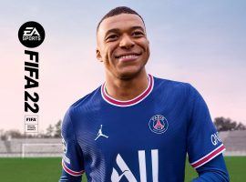 The cover of FIFA 22 featured Paris Saint-Germain star Kylian Mbappe. (Image: ea.com)