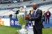 Real Madrid and Chelsea legend Claude Makelele welcomed the Champions League trophy at Stade de France ahead of the final. (Image: Twitter/championsleague)