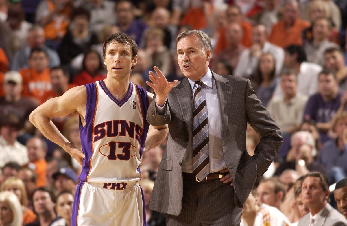 Mike D"Antoni head coach Suns Charlotte Hornets Steve Nash Lakers Knicks Rockets