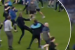 Patrick Vieira kicked an Everton supporter who provoked him after a mass pitch invasion at Goodison Park. (Image: skysports.com)