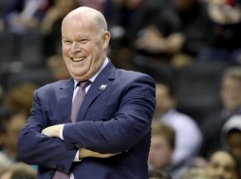 Head coach Steve Clifford on the sidelines with the Orlando Magic in 2021. (Image: Rob Carr/Getty)
