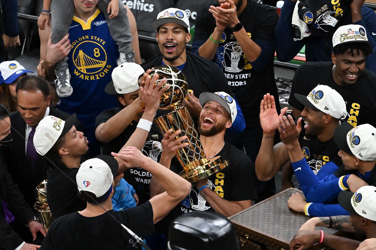 Golden State Warriors win 2022 NBA championship Steph Curry Finals MVP Celtics Game 6