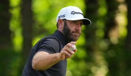 Dustin Johnson leads the strongest field of the week in golf at the LIV Portland tournament. (Image: Aitor Alcalde/LIV Golf/Getty)