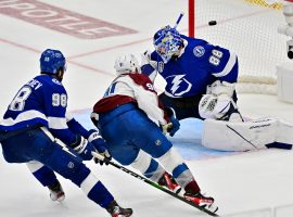 Nazem Kadri scored an overtime game winner to lead the Colorado Avalanche to a 3-2 win over the Tampa Bay Lightning in Game 4 of the Stanley Cup Final. (Image: Getty)