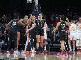 The Las Vegas Aces hold the best record in the WNBA, and are the favorites to win the league championship in 2022. (Image: Ethan Miller/Las Vegas Aces)