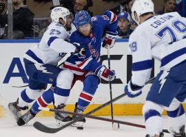 The New York Rangers will host the Tampa Bay Lightning in Game 5 of the Eastern Conference Final on Thursday night. (Image: John Minchillo/AP)
