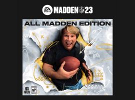 The late John Madden will grace the cover of his own video game when EA Sports released Madden NFL 23 in August. (Image: EA Sports)