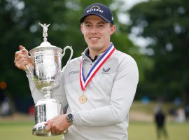 Matt Fitzpatrick held on to win the 2022 US Open at The Country Club in Brookline, Massachusetts by one stroke over Will Zalatoris and Scottie Scheffler. (Image: Getty)