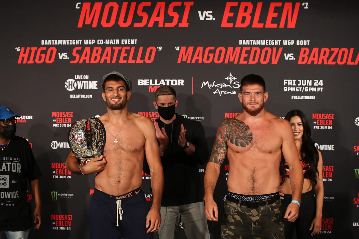 Mousasi Eblen Bellator 282 odds