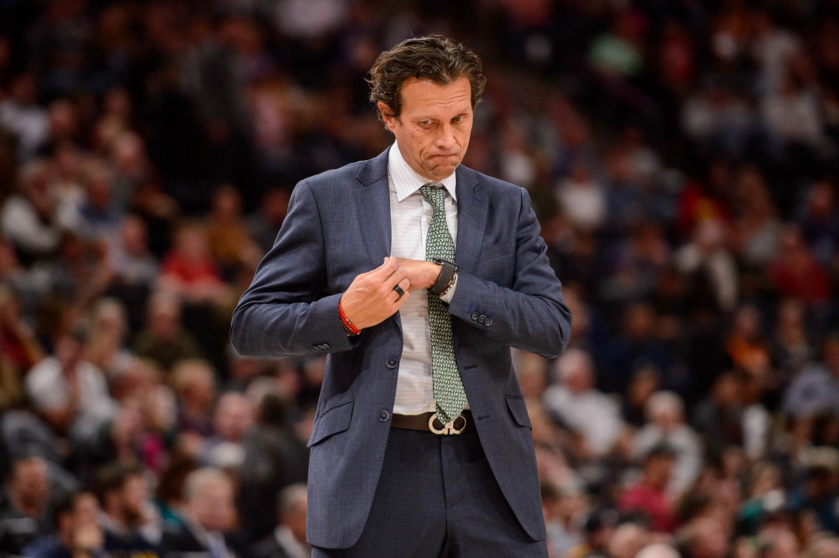 Utah Jazz head coach Quin Snyder 