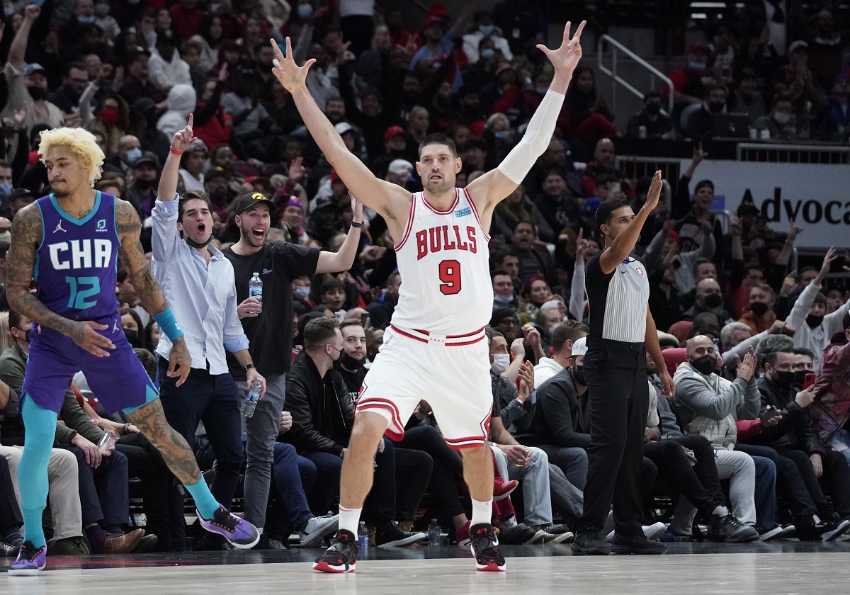 Nikola Vucevic Chicago Bulls trade rumors Jazz Spurs Hornets Trail Blazers