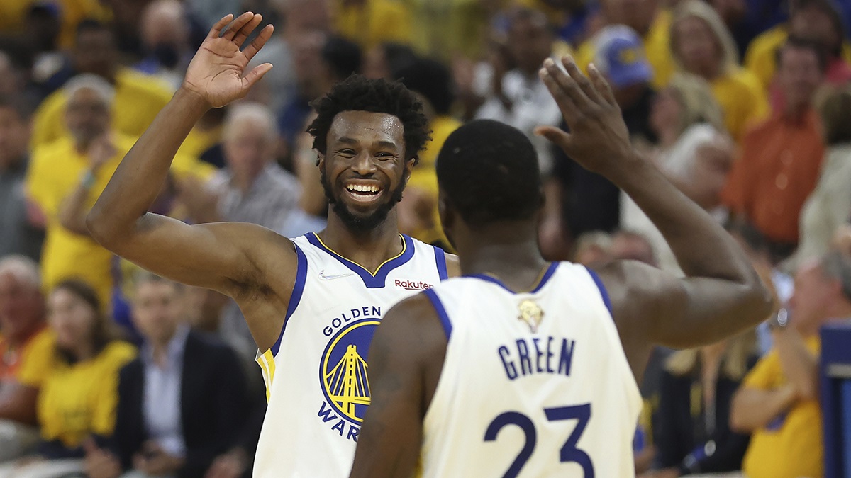 Andrew Wiggins Golden State Warriors NBA Finals Game 5 Boston Celtics