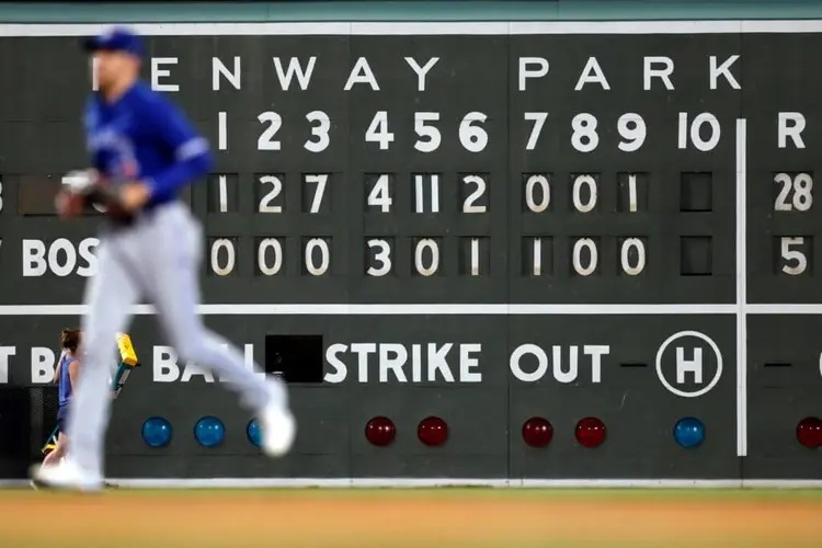 Blue Jays Red Sox 28 runs scoreboard