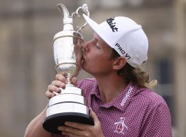 Cameron Smith won the Open Championship on Sunday, and is now among the favorites for each of golf’s majors in 2023. (Image: Peter Morrison/AP)