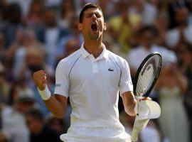 Novak Djokovic (pictured) will try to win his seventh Wimbledon title on Sunday when he takes on Nick Kyrgios in the men’s final. (Image: Getty)