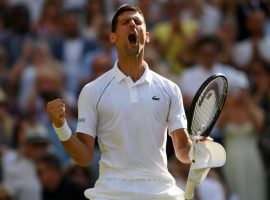 Novak Djokovic (pictured) will try to win his seventh Wimbledon title on Sunday when he takes on Nick Kyrgios in the menâ€™s final. (Image: Getty)