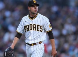 MacKenzie Gore landed on the 15-day injured list after leaving the Padres game on Monday with elbow soreness in the fifth inning. (Image: Orlando Ramirez/USA Today Sports)