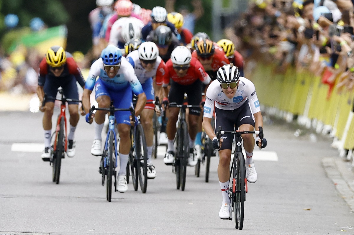 Tadej Pogacar Stage 6 2022 Tour de France Le victory Longwy