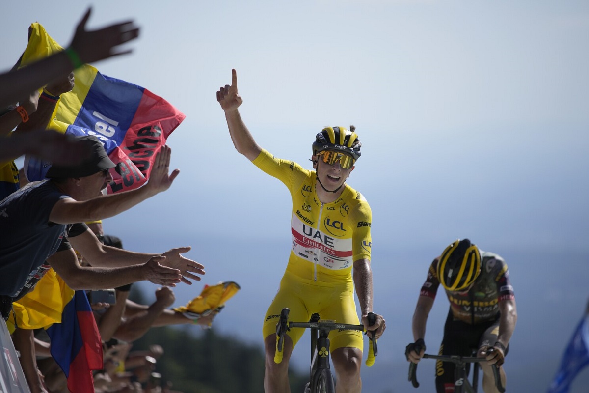Tadej Pogacar Stage 7 Tour de France Le La Planche des Belles Filles Super