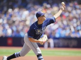 Shane McClanahan is the favorite to win the American League Cy Young Award in only his second year in the majors. (Image: Mark Blinch/Getty)