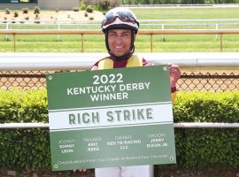 Kentucky Derby-winning jockey Sonny Leon is moving his tack to Gulfstream Park. He's returning to the US track he began his career on in 2015. (Image: Coady Photography)