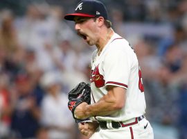 Spencer Strider is striking out batters at a prodigious rate, making the Atlanta Braves starter the favorite for NL Rookie of the Year honors. (Image: Getty)