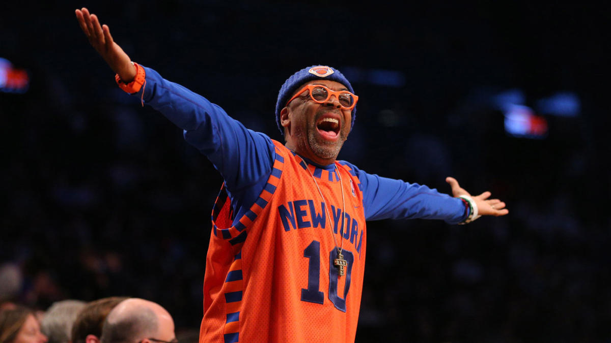 Spike Lee showed up at the Knicks game proudly sporting a Charles