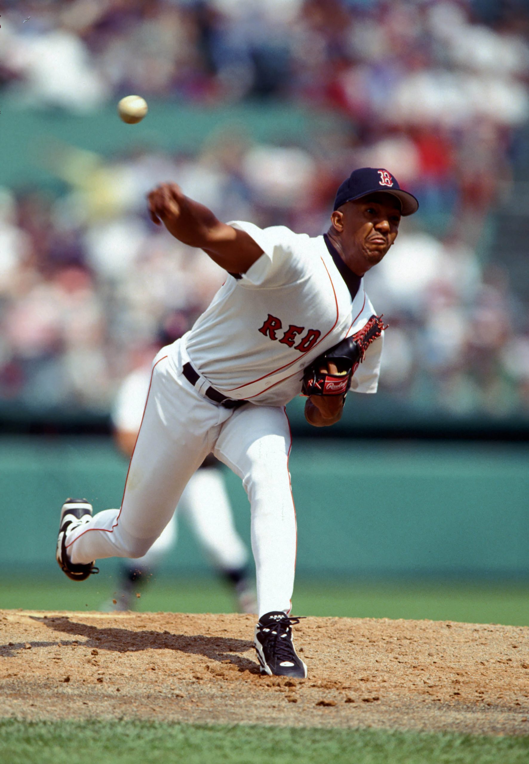 Pedro Martinez in action for the Boston Red Sox