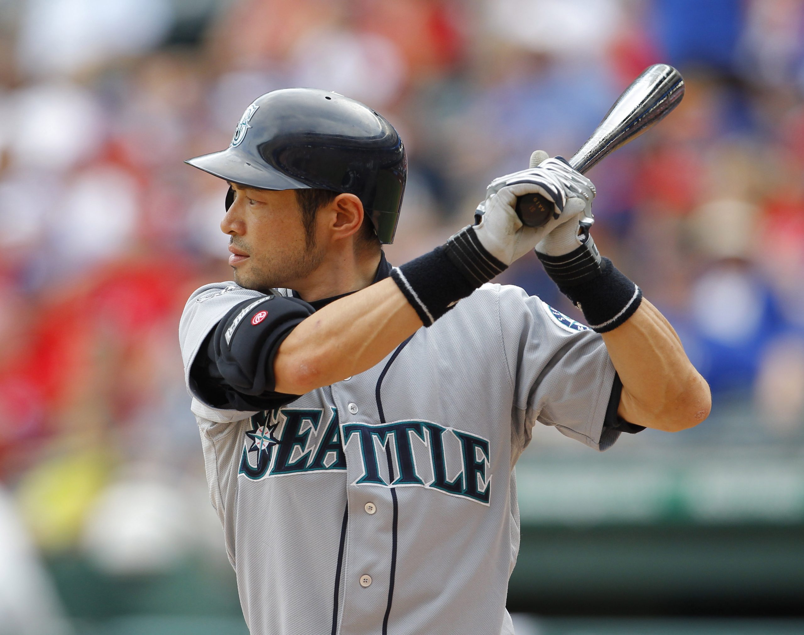 Ichiro Suzuki in action for the Seattle Mariners