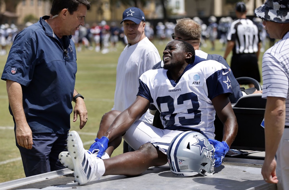 James Washington Dallas Cowboys fractured foot injury WR wide receiver