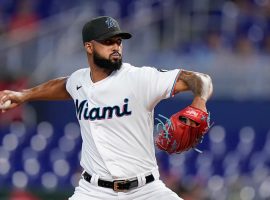 Sandy Alcantara pitched a complete game shutout against the Cincinnati Reds on Wednesday in a 3-0 win for the Miami Marlins. (Image: Wilfredo Lee/AP)