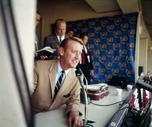 Vin Scully broadcaster baseball announcer voice LA Dodgers