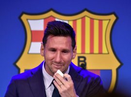 Leo Messi bid farewell to Barcelona in 2021, after 21 years at the club. (Image: dailysabah.com)