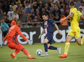 Leo Messi put up a man of the match performance vs Nantes, as PSG came out 4-0 winners in the French Supercup. (Image: twitter/psg_inside)