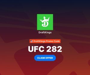 DraftKings UFC 282 Promo Code banner