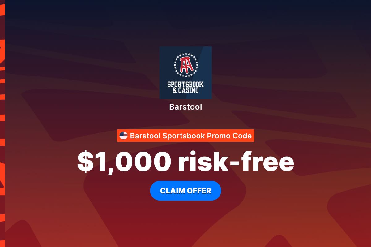 Barstool Sportsbook promo code Get 1,000 in riskfree bets for