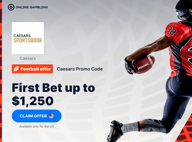 Caesars Promo Code Banner - NFL