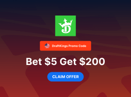 DraftKings Promo Code for UFC 283:  Bet $5 to win $200 in bonus bets